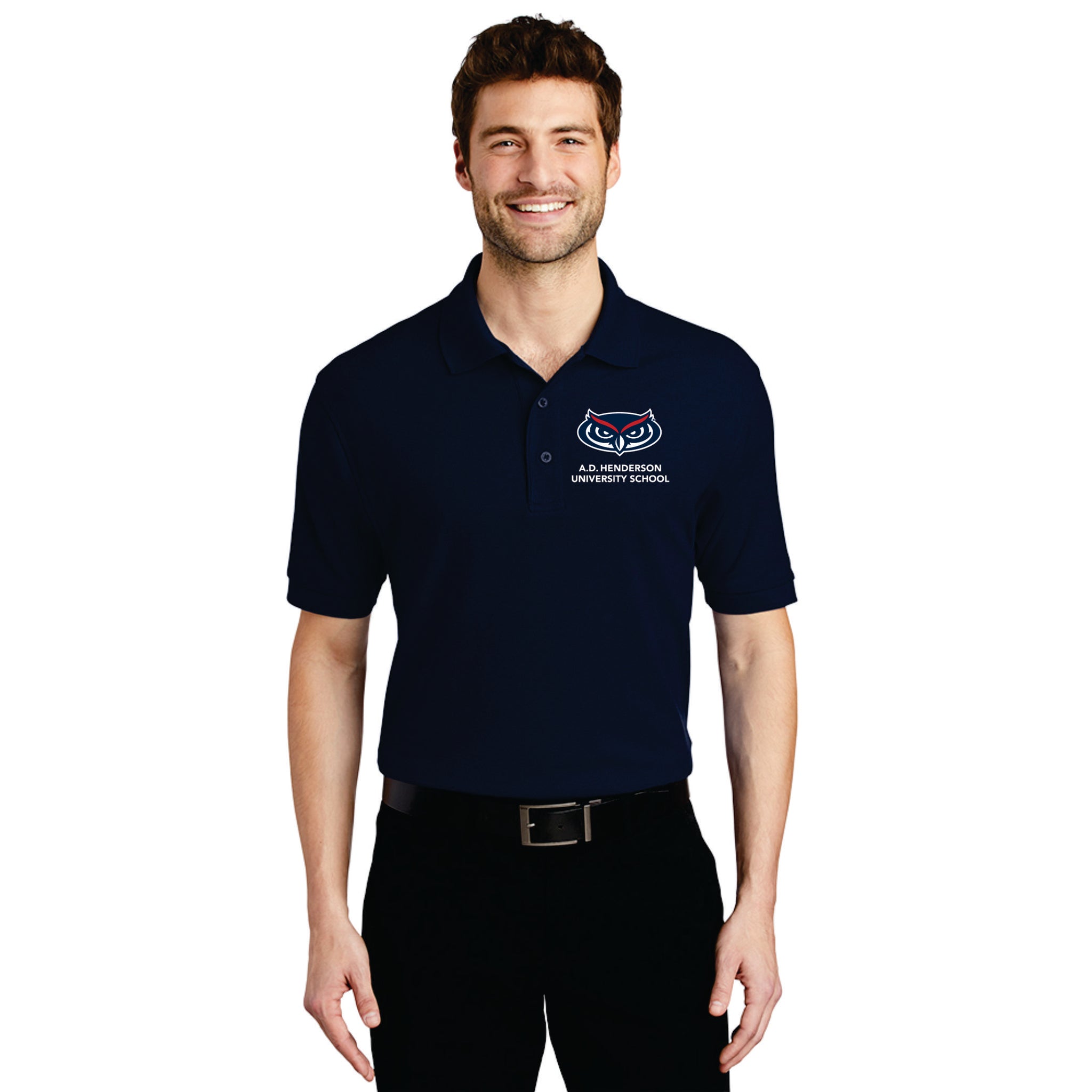 K500 Adult Port Authority Poly Blend Polo K-8th Grade Embroidery-FAU