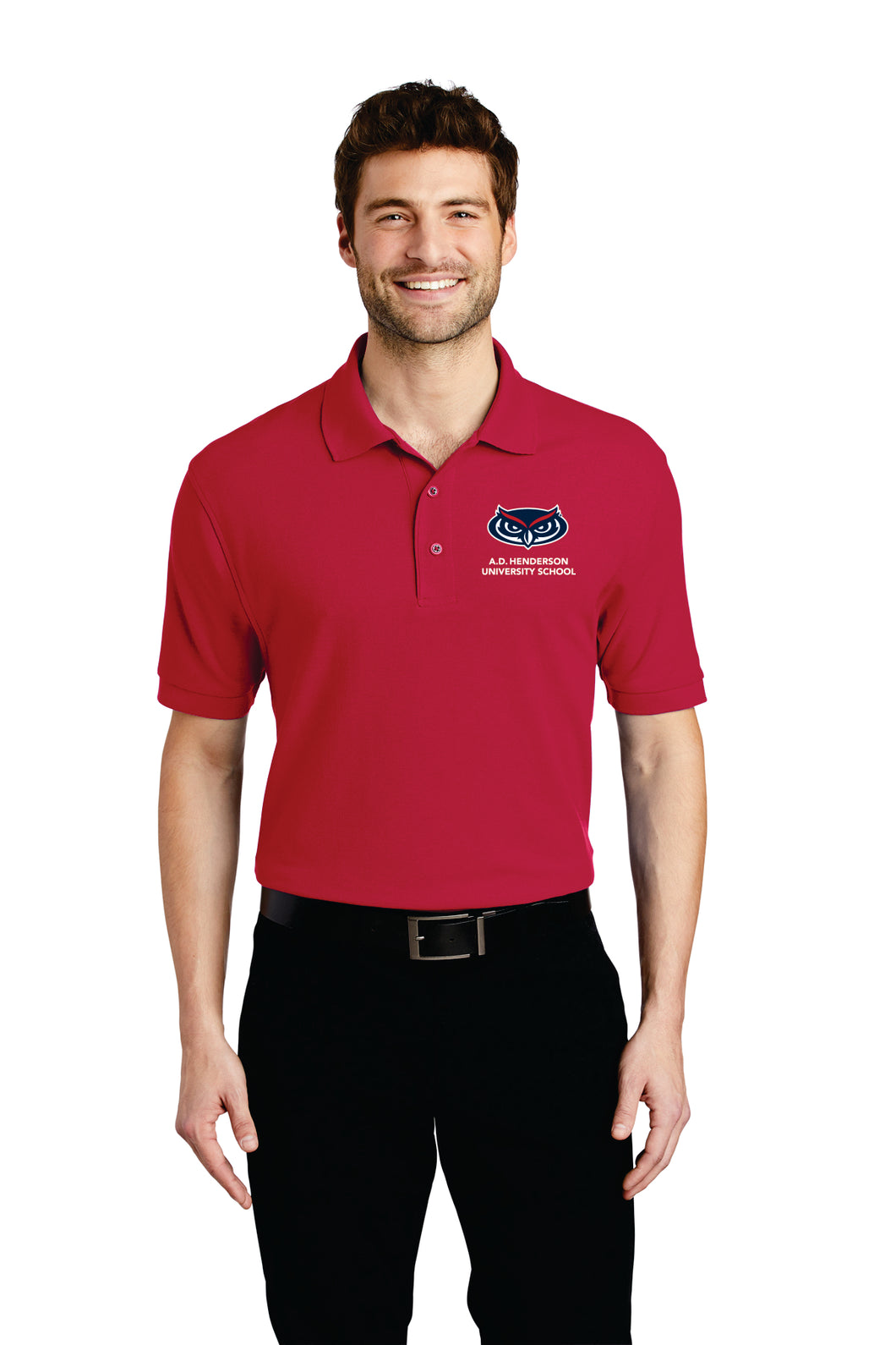 K500 Adult Port Authority Poly Blend Polo K-8th Grade Embroidery-FAU