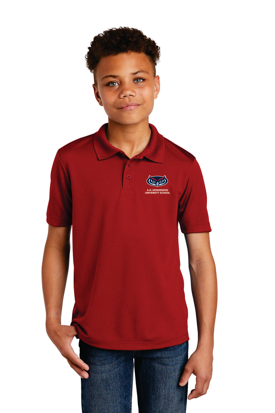 YST640 Youth Sport-Tek Moisture wicking 100% Polo Embroider FAU