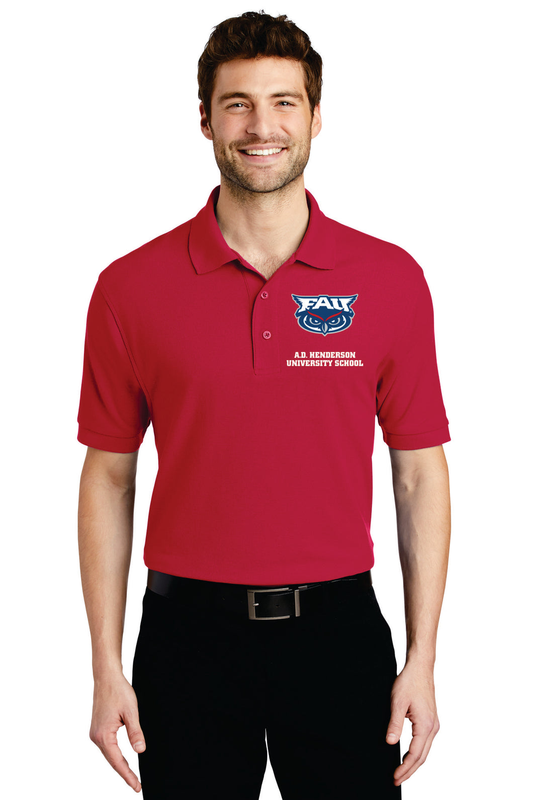 K500 Adult Port Authority Poly Blend Polo K-8th Grade Embroidery-FAU